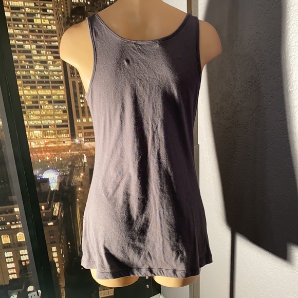 ARMANI EXCHANGE - grey tank w silver & grey sequins - S - Picture 15 of 16